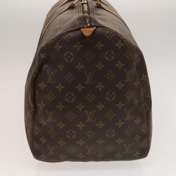 LOUIS VUITTON Monogram Keepall 55 Boston Bag M41424 LV Auth 131773 - Picture 4 of 16